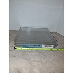 Fridge Storage Bin with Lid Clear